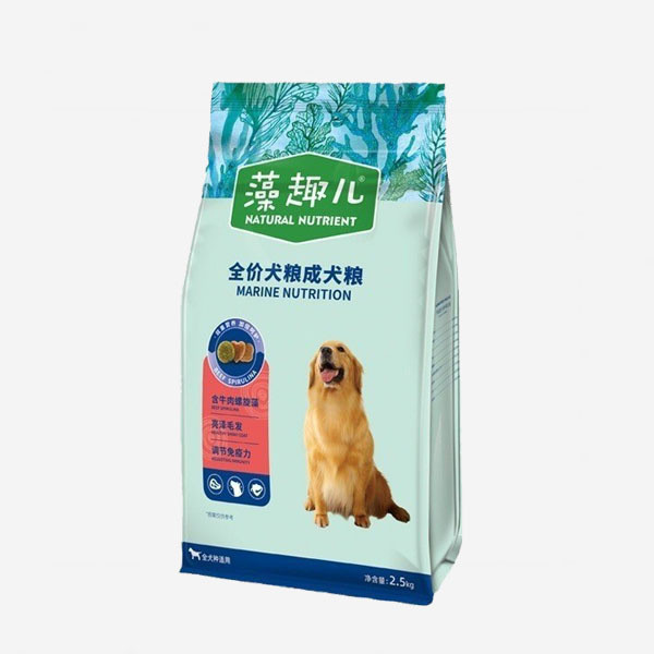 狗粮藻趣儿中大型犬小型犬通用美毛冻干成犬