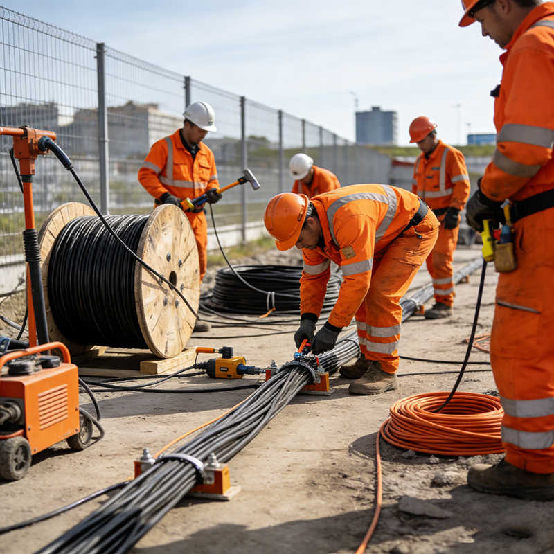 上海浦东国际机场T3航站楼电缆工程